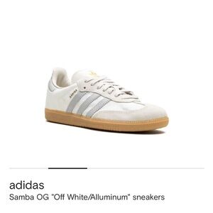 BRAND NEW Adidas Samba OG “Off White/alluminum” sneakers!